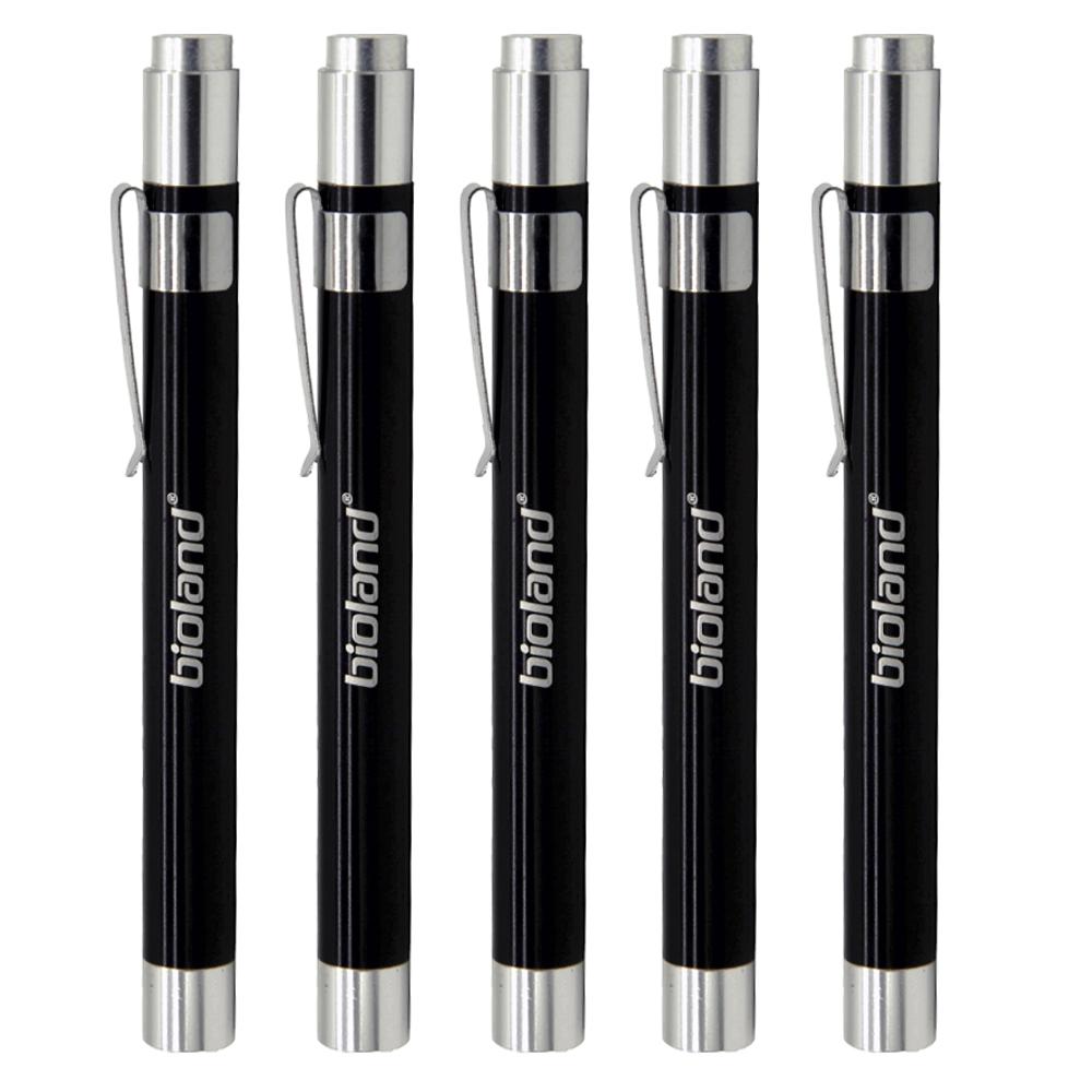 Lanterna Clínica Profissional LED Aluminio Preta Bioland LT200